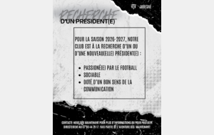 Recherche d'un(e) président(e)