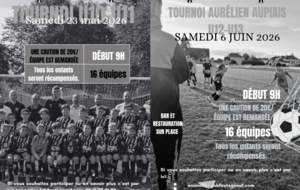 INVITATION AUX TOURNOIS JEUNES