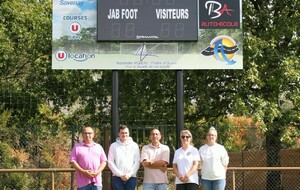 Inauguration du panneau de score