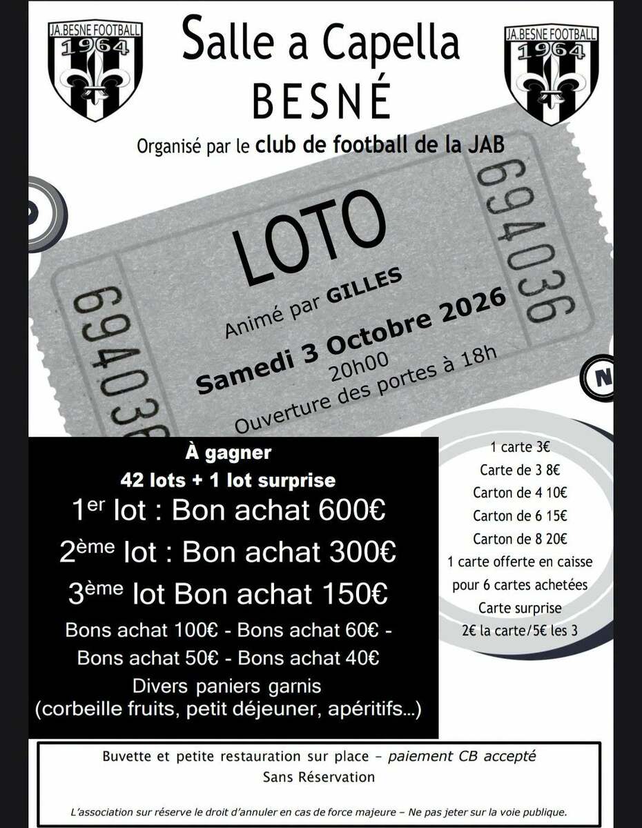 Grand Loto de la JAB !
