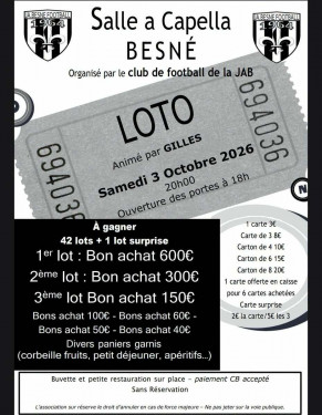 Grand Loto de la JAB !