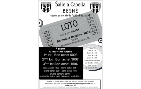 LOTO LE 4 OCTOBRE