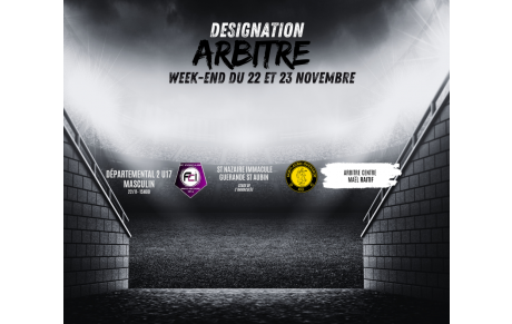 désignation arbitre