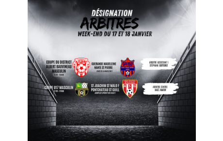 désignation arbitre