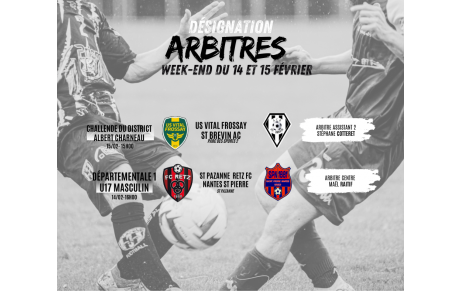 désignation arbitre