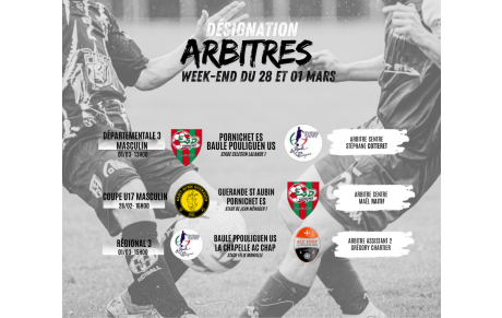 désignation arbitre