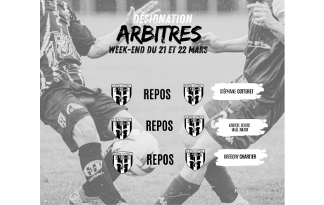 désignation arbitre