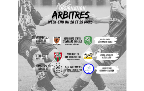 désignation arbitre
