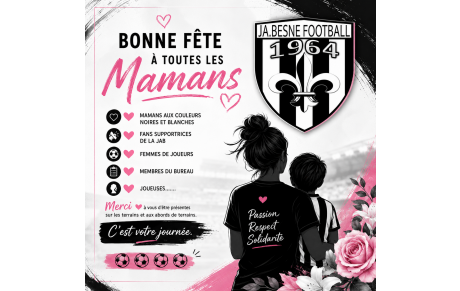 Bonne fête à toutes les mamans